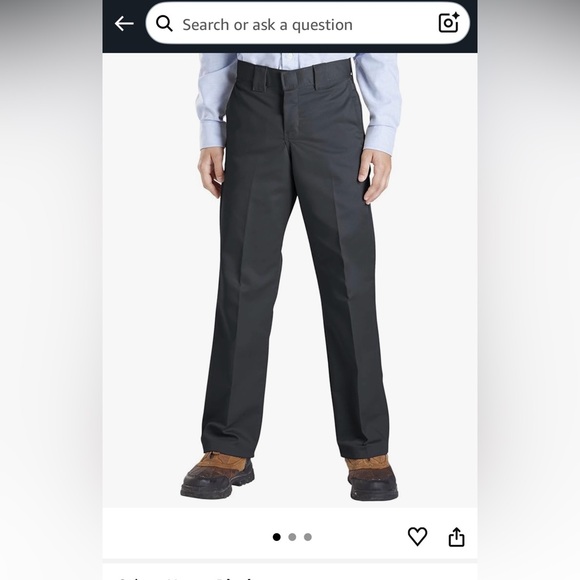 Dickies Dark Navy Work Pants for Men - Picture 2 of 9